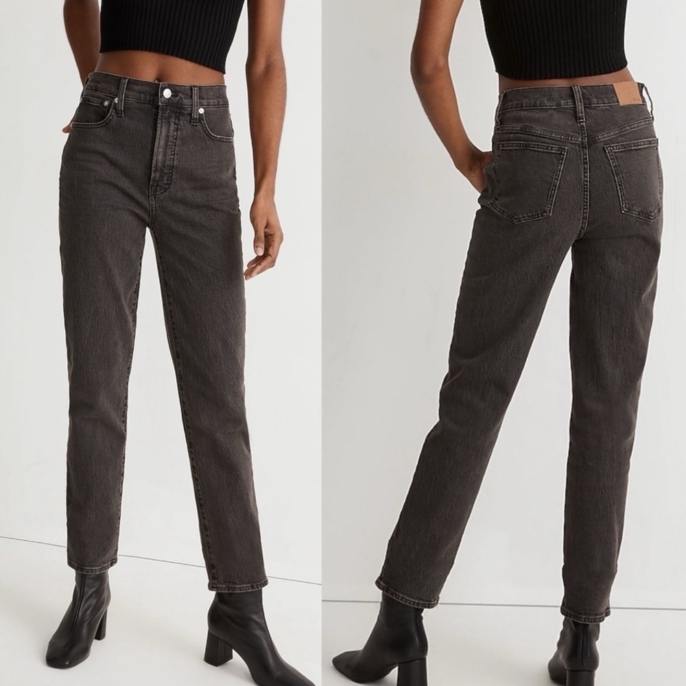 Madewell The Perfect Vintage Jeans in Lunar Wash Gray Sz 25
